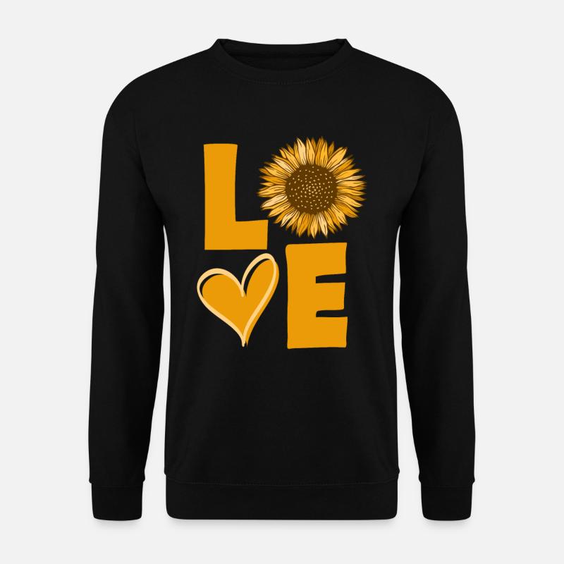 Sunflower Love - Unisex Sweatshirt - black