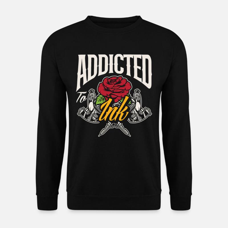 Tattoo Tattoos Tättowierung Hobby Geschenk - Unisex Pullover - Schwarz