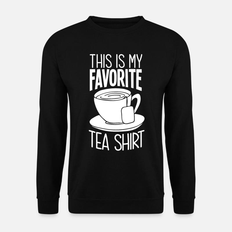 Chemise à thé - Sweat-shirt Unisexe - noir