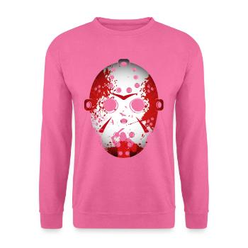 Halloween Horror Mask Killer - Sweat-shirt Unisexe - rose - Devant