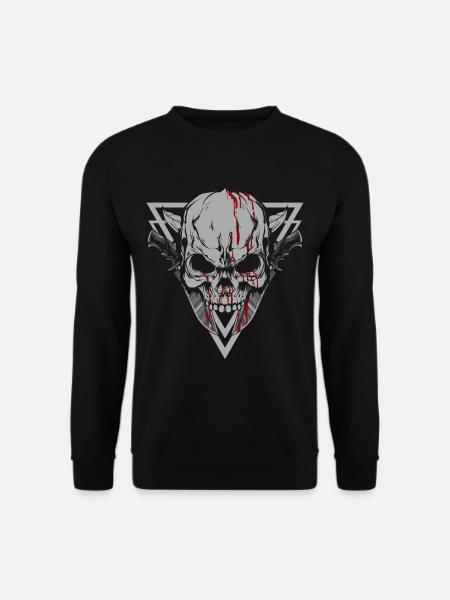 Skull Halloween - Unisex Sweatshirt - black