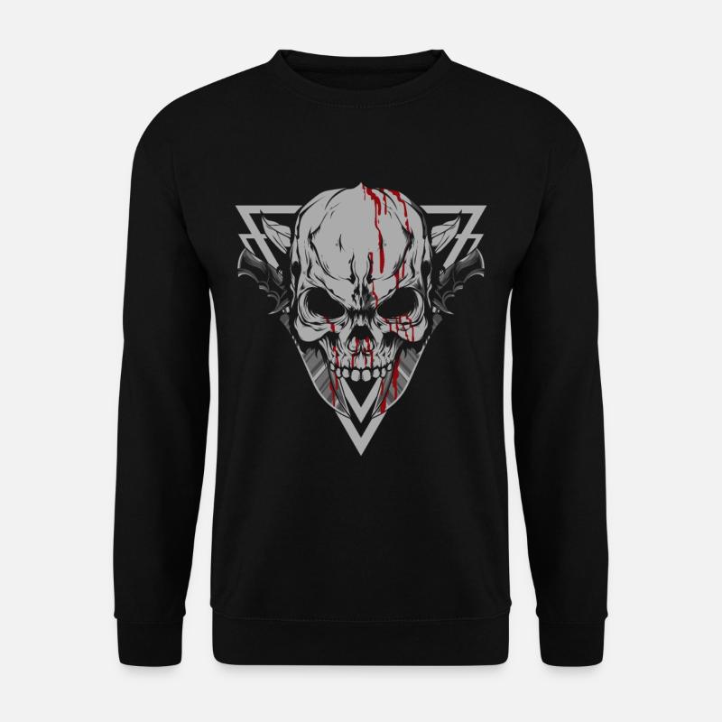 Skull Halloween - Unisex Sweatshirt - black