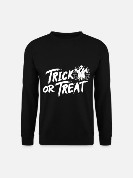 Trick Oder Treat Halloween - Unisex Pullover - Schwarz