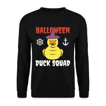 Halloween Rubber Duck Squad Hunting Hunter Cruise Sc - Sweat-shirt Unisexe - noir - Devant - Alina (178cm) & Michal (187cm)