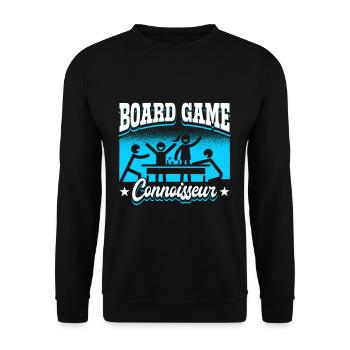 Jeu de société Connaisseur Passionné de jeux de nuit Plateau - Sweat-shirt Unisexe - noir - Devant - Alina (178cm) & Michal (187cm)