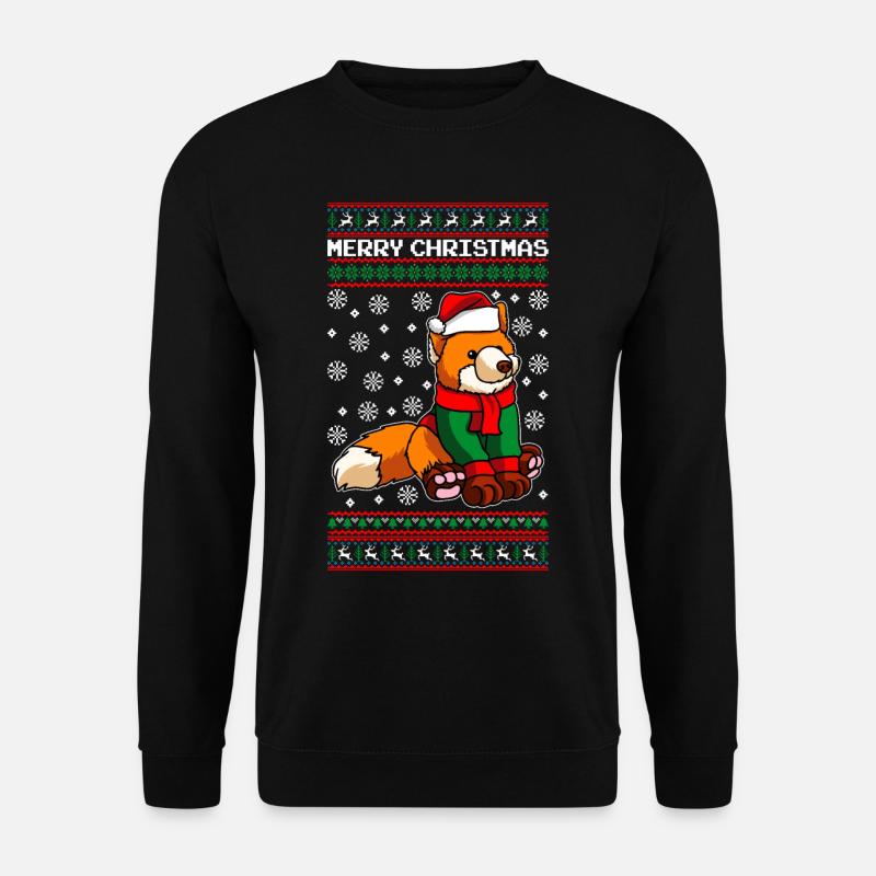 Fox Ugly Christmas - Unisex Sweatshirt - black