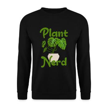 Nerd des plantes - Sweat-shirt Unisexe - noir - Devant - Alina (178cm) & Michal (187cm)