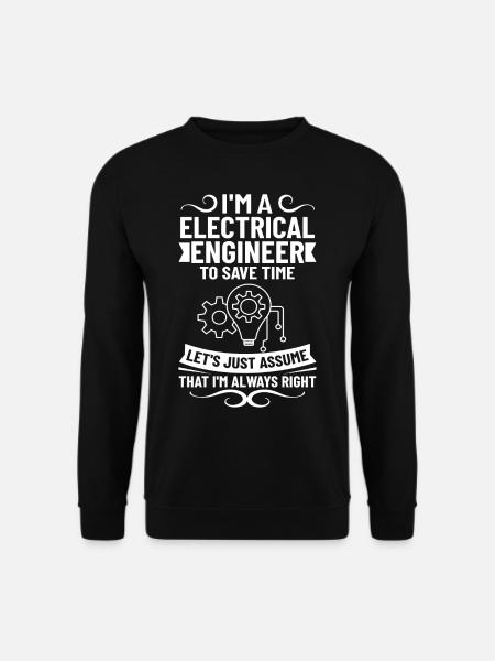 Electrical Engineering Engineer Research Development - Unisex Sweatshirt - black