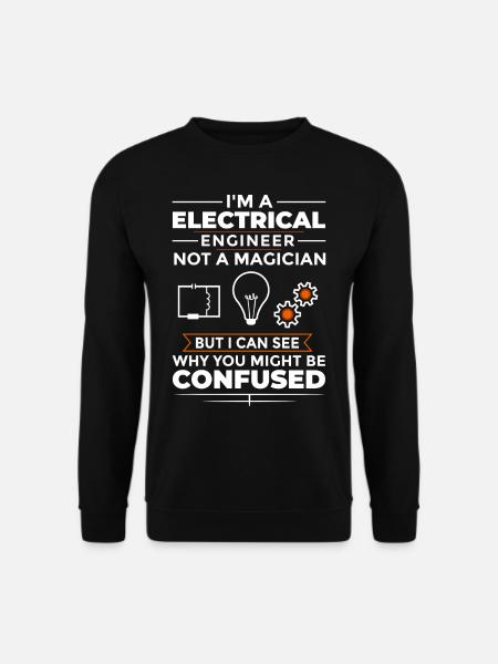 Electrical Engineering Engineer Research Development - Unisex Sweatshirt - black