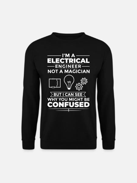 Electrical Engineering Engineer Research Development - Unisex Sweatshirt - black