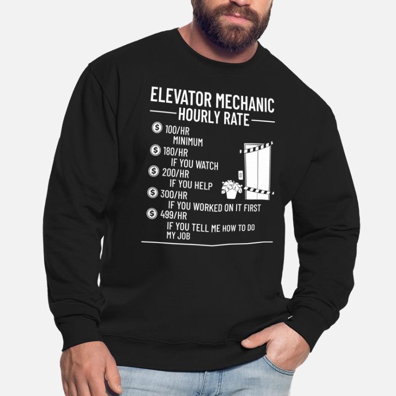Technicien d’ascenseur Élévateur élévateur Sweat-shirt Unisexe