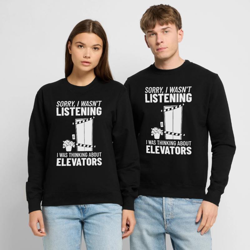 Technicien d’ascenseur Élévateur élévateur Sweat-shirt Unisexe