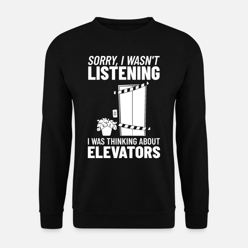 Technicien d’ascenseur Élévateur élévateur - Sweat-shirt Unisexe - noir