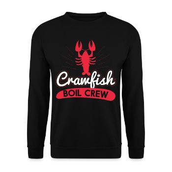 Crawfish Boil Crew - Unisex Sweatshirt - black - Front - Alina (178cm) & Michal (187cm)
