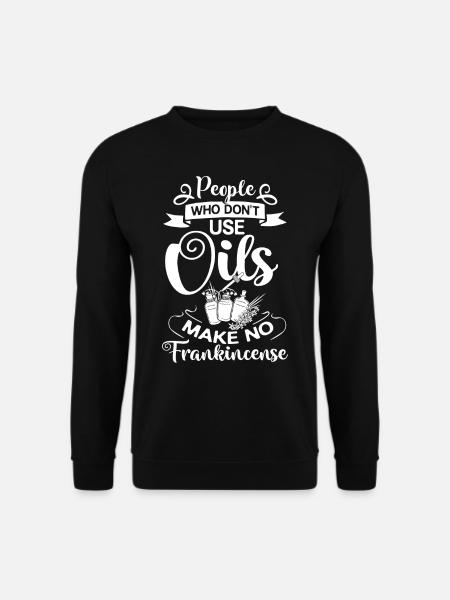 Essential Oil Diffuser Aromatherapy Plants - Unisex Sweatshirt - black