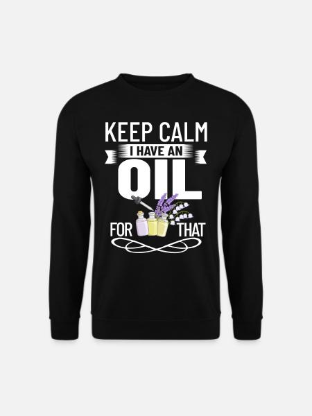 Essential Oil Diffuser Aromatherapy Plants - Unisex Sweatshirt - black