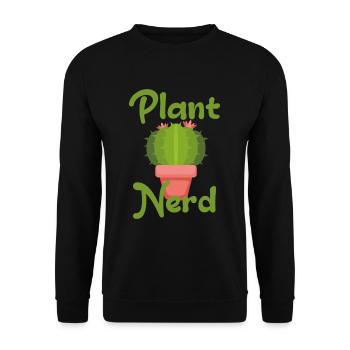 Nerd des plantes - Sweat-shirt Unisexe - noir - Devant - Alina (178cm) & Michal (187cm)