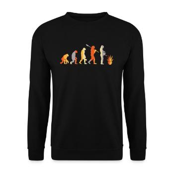 Plante Vintage Aloe Vera Evolution - Sweat-shirt Unisexe - noir - Devant - Alina (178cm) & Michal (187cm)