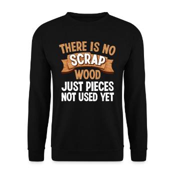Carpenter Profession Saying Gift - Unisex Sweatshirt - black - Front - Alina (178cm) & Michal (187cm)