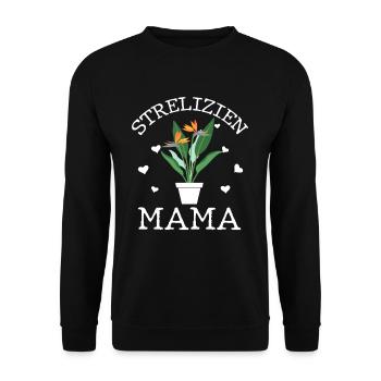 Strelizien Mama Plant Mama Plante d’intérieur Plante Plante - Sweat-shirt Unisexe - noir - Devant - Alina (178cm) & Michal (187cm)