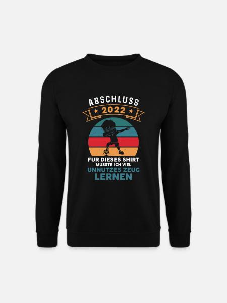 Schulabschluss Realschule Hauptschule Abschluss - Unisex Pullover - Schwarz