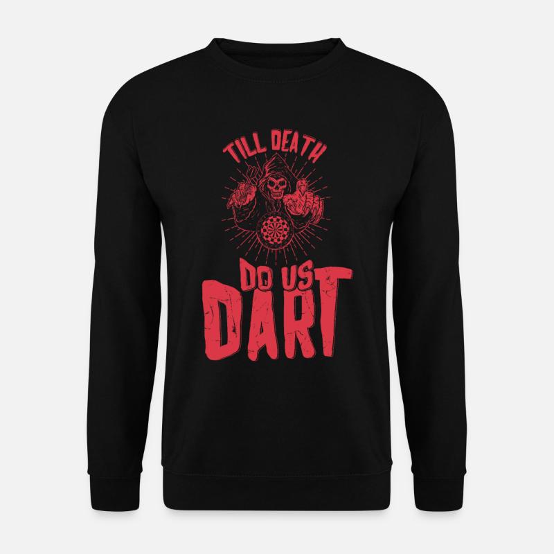 Till Death Do Us Dart - Unisex Sweatshirt - black