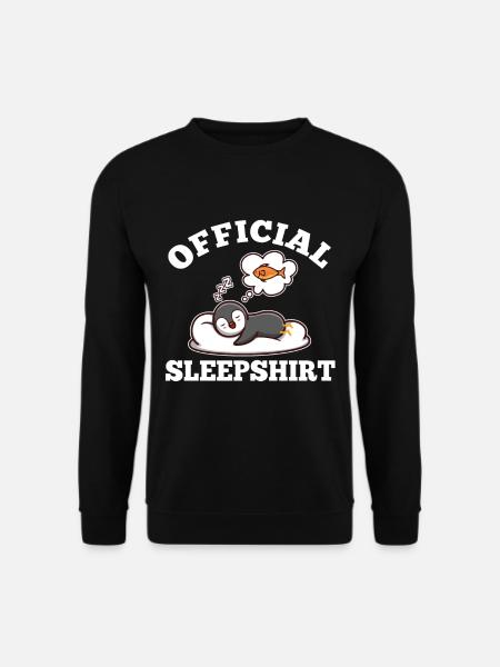 Official sleepshirt penguin - Unisex Sweatshirt - black