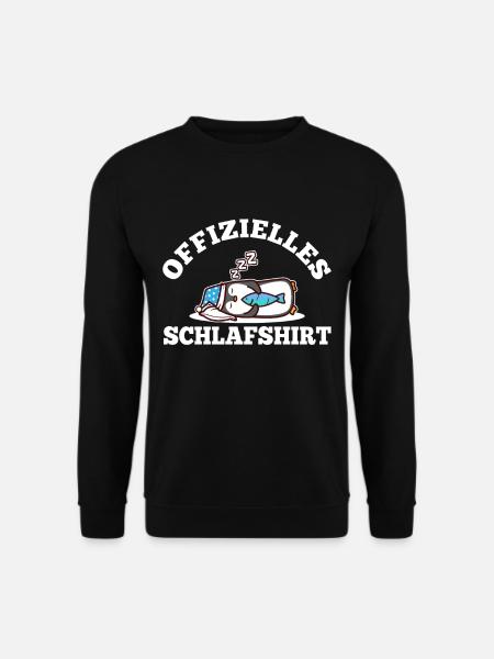 Official Sleeping Shirt Penguin - Unisex Sweatshirt - black
