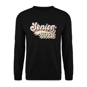 Retraité senior 2023 2023 - Sweat-shirt Unisexe - noir - Devant - Alina (178cm) & Michal (187cm)