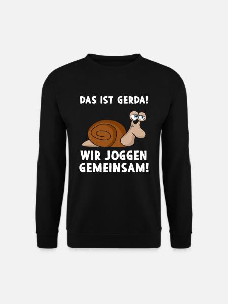 Das Ist Gerda Wir Joggen Gemeinsam - Unisex Pullover - Schwarz