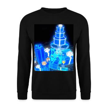 Plan schématique de l’arbre de Noël - Sweat-shirt Unisexe - noir - Devant - Alina (178cm) & Michal (187cm)