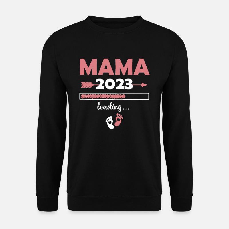 Mama Loading 2023 - Unisex Sweatshirt - black