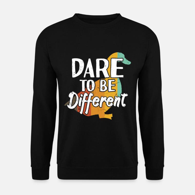 Dare To Be Different - Unisex Sweatshirt - black