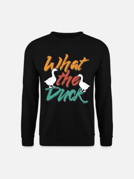 What The Duck - Unisex Sweatshirt - black