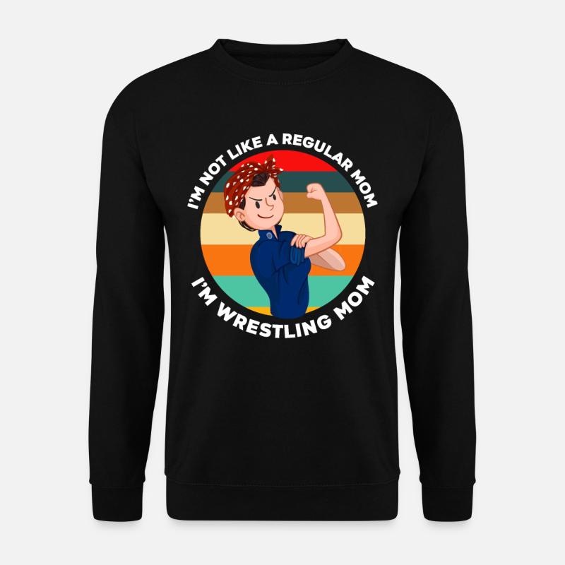 Wrestling Mama - Unisex Pullover - Schwarz