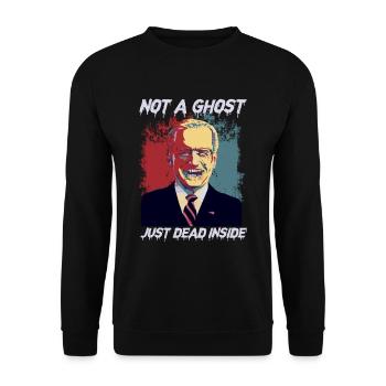Not A Ghost Just Dead Inside Bidden - Unisex Sweatshirt - black - Front - Alina (178cm) & Michal (187cm)