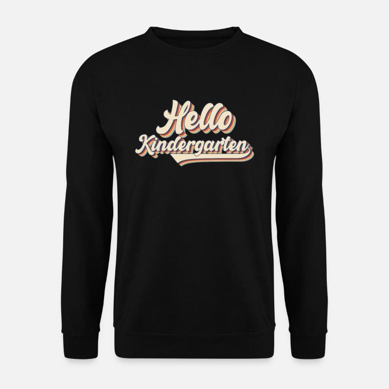 Hello Kindergarten - Unisex Pullover - Schwarz
