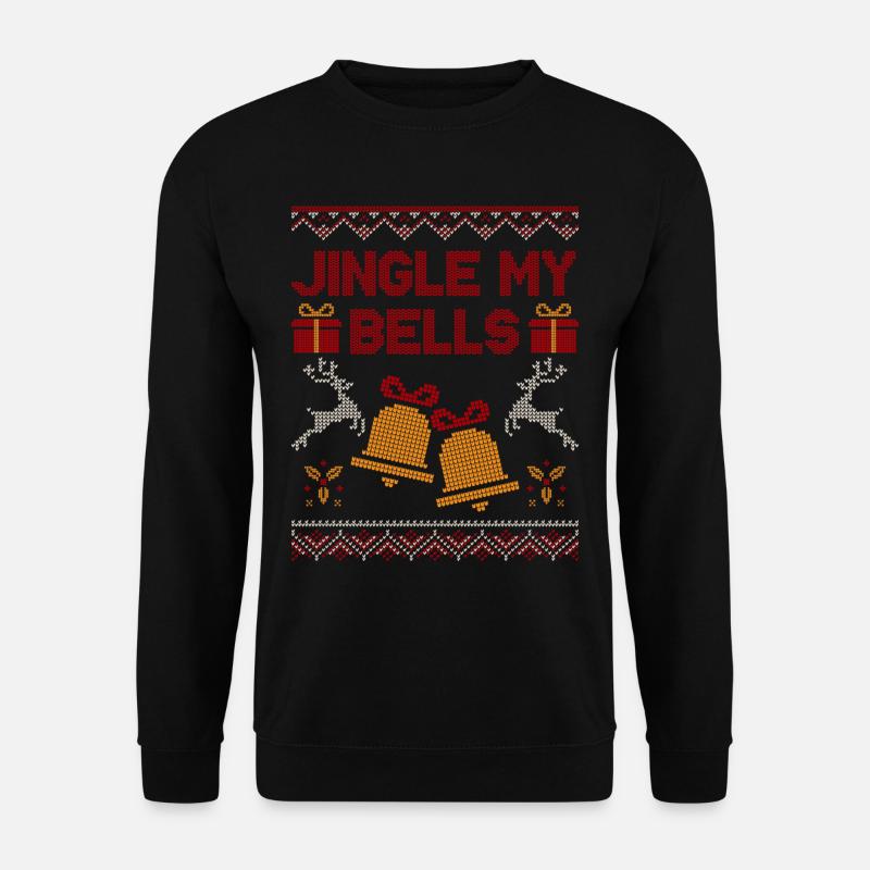 Jingle My Bells pull de Noël moche - Sweat-shirt Unisexe - noir
