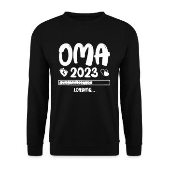 Oma Loading 2023 - Unisex Pullover - Schwarz - Vorne - Alina (178cm) & Michal (187cm)