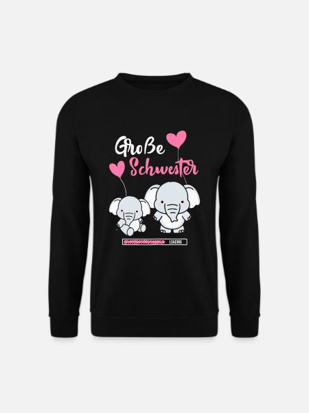 Große Schwester Lädt - Unisex Pullover - Schwarz
