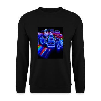 Accessoires de cuisson Tartes Blueprint Chef Pâtissier Gâteau - Sweat-shirt Unisexe - noir - Devant - Alina (178cm) & Michal (187cm)