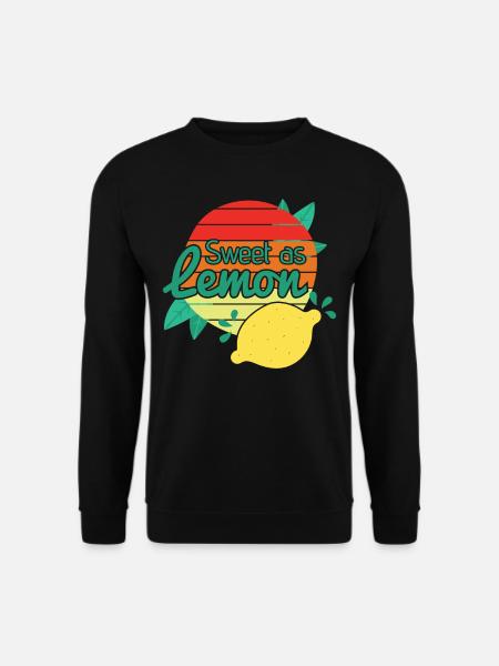 Fresh Style Lemon Lemonade - Unisex Sweatshirt - black