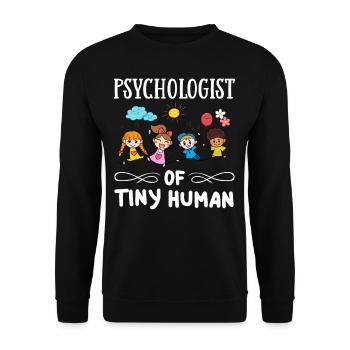 Schulpsychologe Schulpsychologie Psychologie - Unisex Pullover - Schwarz - Vorne - Alina (178cm) & Michal (187cm)