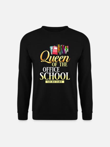 Schulsekretär Schule Sekretär Bürokräfte Büro - Unisex Pullover - Schwarz