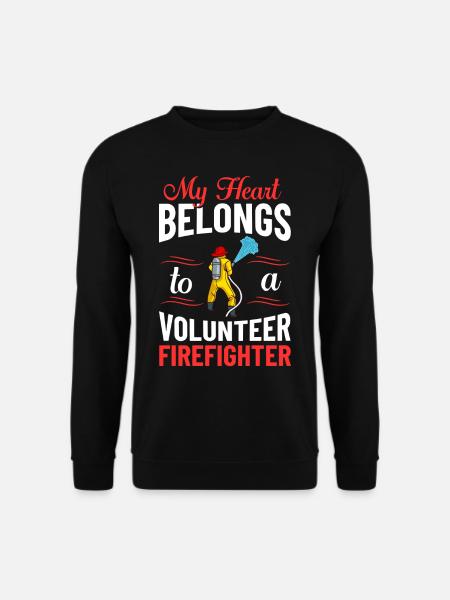 Volunteer Firefighter Firefighter Volunteers - Unisex Sweatshirt - black