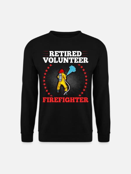 Volunteer Firefighter Firefighter Volunteers - Unisex Sweatshirt - black