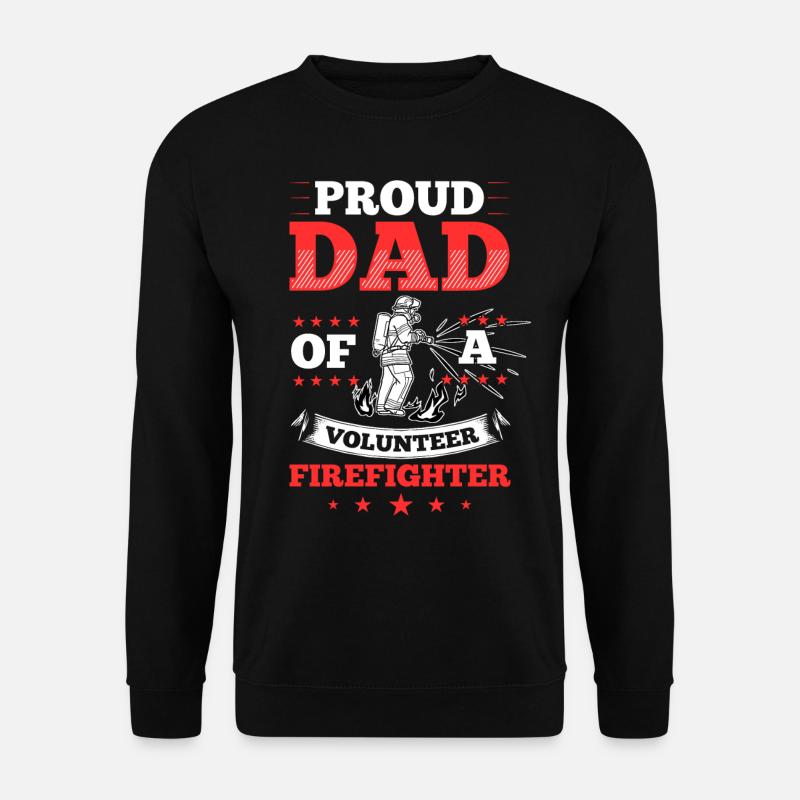 Volunteer Firefighter Firefighter Volunteers - Unisex Sweatshirt - black