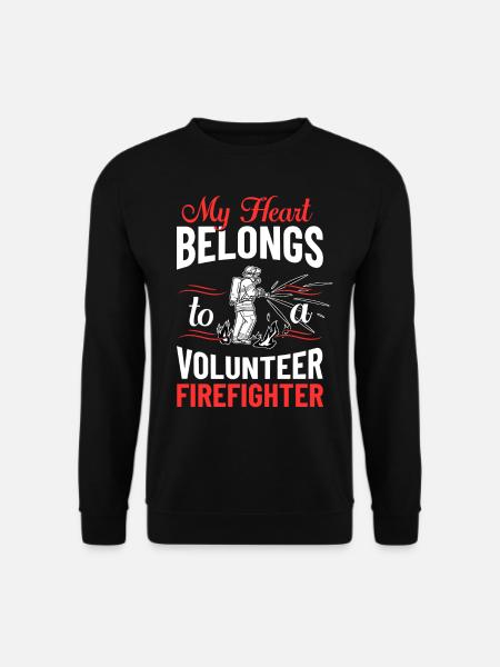 Volunteer Firefighter Firefighter Volunteers - Unisex Sweatshirt - black