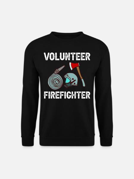 Pompiers volontaires - Sweat-shirt Unisexe - noir