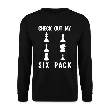 Pack Six d’échecs - Sweat-shirt Unisexe - noir - Devant - Alina (178cm) & Michal (187cm)